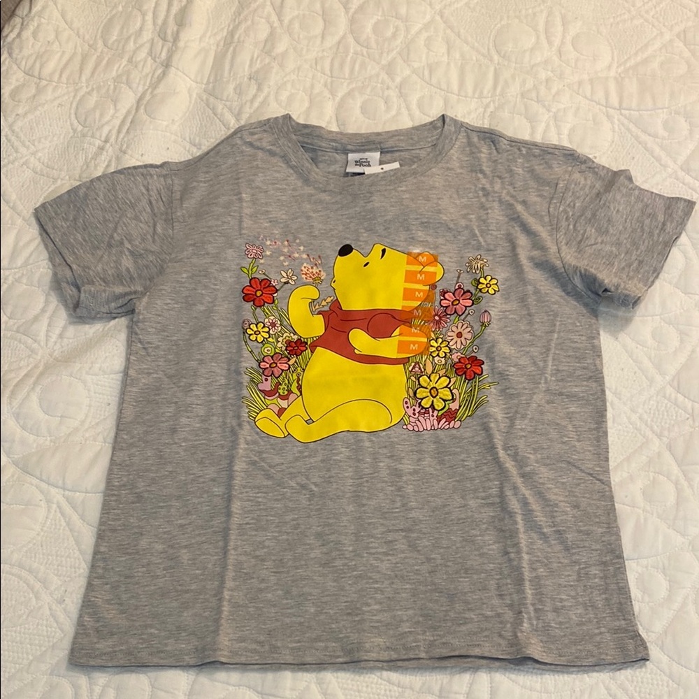 Disney Gray Winnie the Pooh T-Shirt
